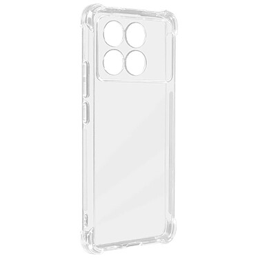 iMak Coque Antichoc pour Xiaomi Poco X6 Pro Silicone Coins Bumper Transparent