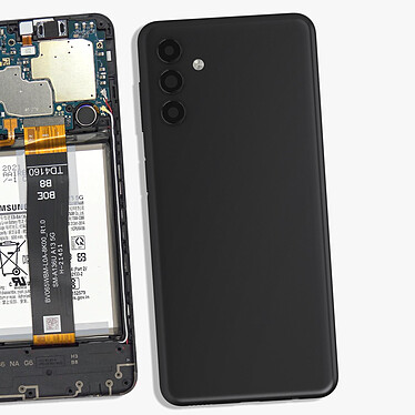 Clappio Cache Batterie pour Samsung Galaxy A13 4G avec Lentille Caméra  Noir pas cher