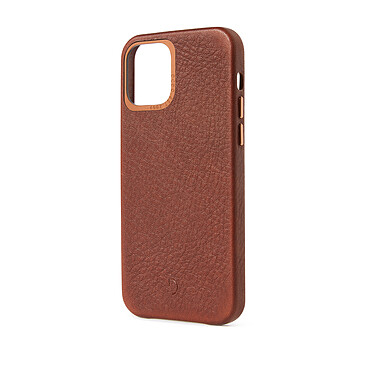 Avis Decoded Coque en cuir pour iPhone 12 Mini Marron
