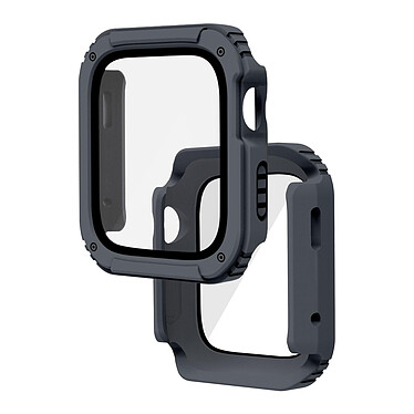 Avizar Protection Intégrale Verre Trempé Apple Watch Series 3 / 2 / 1 38mm Gris