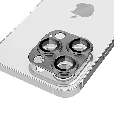 Avizar Film Caméra pour iPhone 14 Pro et 14 Pro Max Verre Trempé + Alliage d'Aluminium  Argent pas cher