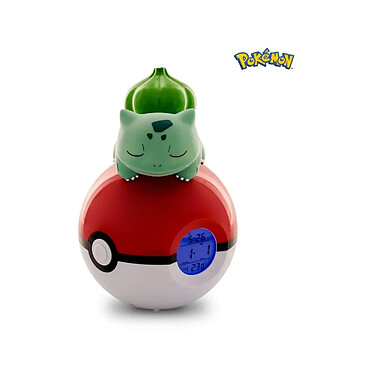 Pokémon - Réveil lumineux Pokeball Bulbizarre 18 cm