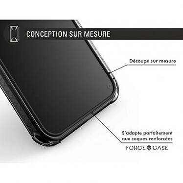 Avis Force Glass Protection d'écran en verre pour iPhone 15 Plus 3D Anti-impact Transparent