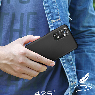 Avis Avizar Coque pour Xiaomi Redmi Note 11 et Note 11s Souple Noir et Verre Trempé 9H  Transparent