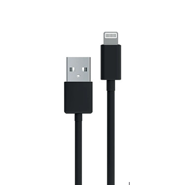 Myway Câble Lightning vers USB 2.0 Charge 12W et Synchronisation 1m Noir