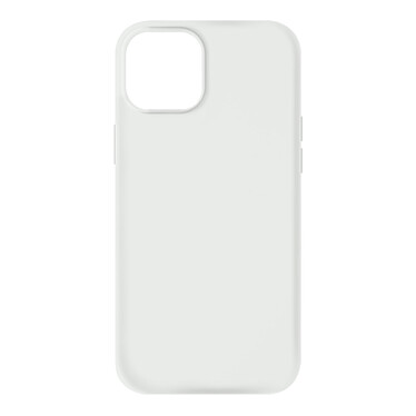 Avizar Coque iPhone 13 Silicone Semi-rigide Finition Soft-touch blanc