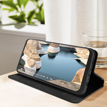 Acheter Avizar Étui pour Samsung Galaxy A13 5G et A04s Clapet Portefeuille et Support Vidéo avec Languette Magnétique  Noir