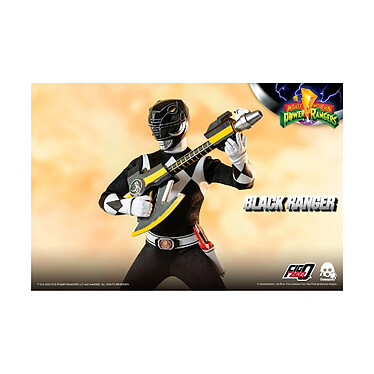 Acheter Power Rangers : Mighty Morphin - Figurine FigZero 1/6 Black Ranger 30 cm