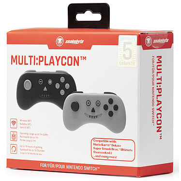 Snakebyte - Pack 2 manettes sans fil Multi Playcon Nintendo Switch et Nintendo Switch Lite pas cher