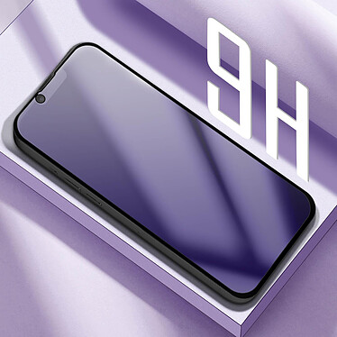 Avis Avizar Protège écran pour iPhone 13 Mini Verre Trempé Anti-lumière Bleue Noir