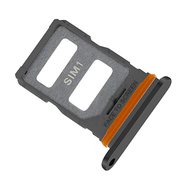 Clappio Tiroir carte SIM pour Xiaomi 12 Lite Dual Nano SIM Noir