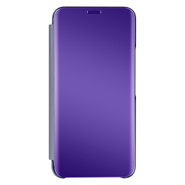 Avizar Étui Clear View pour Samsung Galaxy S22 avec Clapet Miroir Support Vidéo  violet