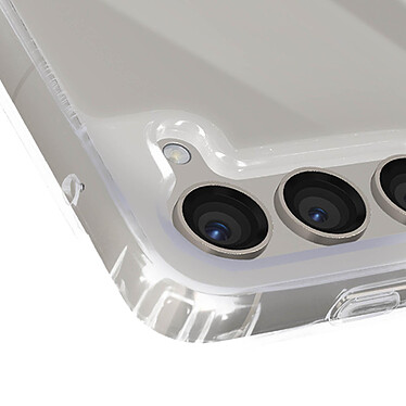 Avizar Coque Lanière pour Samsung Galaxy S23 Rigide Bumper  Transparent pas cher