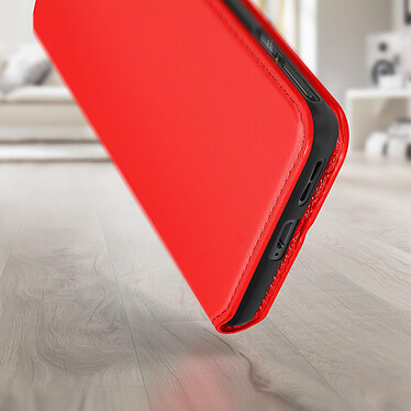 Avizar Housse pour Xiaomi Poco F4 GT Clapet Magnétique Portefeuille Fonction Support Vidéo  rouge pas cher
