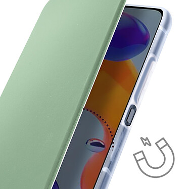 Avizar Etui pour Xiaomi Redmi Note 11 Pro 5G Design Original avec Porte Carte  Vert pas cher