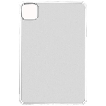 Avizar Coque pour Xiaomi Pad 6 et Pad 6 Pro Silicone Flexible Fine et Légère  Blanc Givré