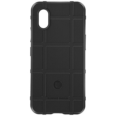 Avizar Coque pour Samsung Galaxy Xcover 7 Silicone Antichoc Motif en relief Noir