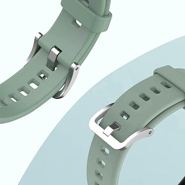 Avizar Bracelet pour Huawei Watch Fit 2 Silicone Résistant Sangle à Trous  vert pâle pas cher