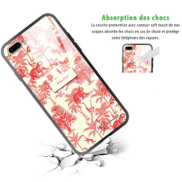 Avis LaCoqueFrançaise Coque iPhone 7 Plus/ 8 Plus Coque Soft Touch Glossy Botanic Amour Design