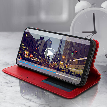 Acheter Avizar Etui folio Rouge Vieilli pour Samsung Galaxy A50