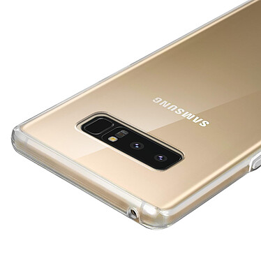 Avizar Coque Galaxy Note 8 Protection Silicone + Arrière Polycarbonate - Transparent pas cher