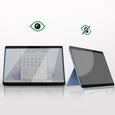 Acheter 4smarts Film écran Anti espion Microsoft Surface Pro 9 et Pro 8 Magnétique Flexible