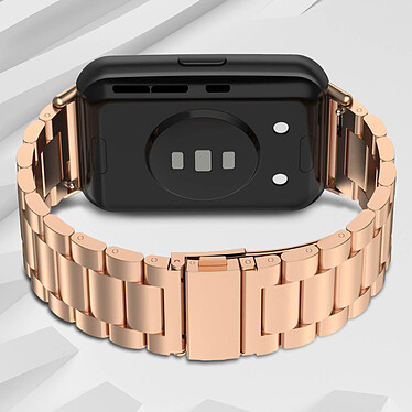 Avis Avizar Bracelet pour Huawei Watch Fit 2 Maille Acier Inoxydable  rose gold