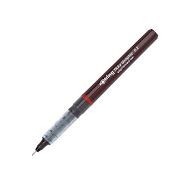 ROTRING Stylo feutre Tikky Graphic, largeur de tracé 0,2 mm, noir