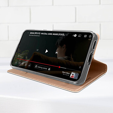 Acheter Dux Ducis Étui pour Samsung A34 5G Clapet Porte-carte Support Vidéo  Rose gold