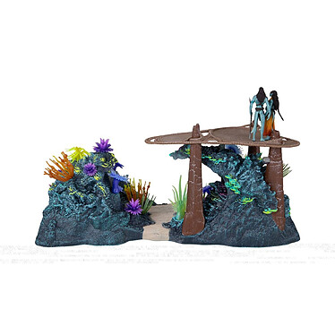 Avatar : La Voie de l'eau - Figurines Metkayina Reef with Tonowari and Ronal pas cher