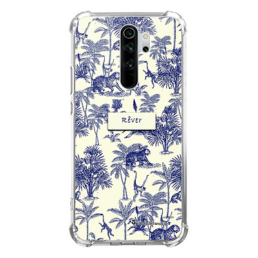 LaCoqueFrançaise Coque Xiaomi Redmi Note 8 Pro Silicone antichocs Solides coins renforcés  transparente Motif Botanic Rêve