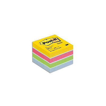 POST-IT POST IT Mini bloc cube 400 feuilles 5.1x5.1cm couleur ultra