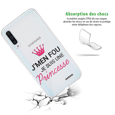 Avis Evetane Coque Samsung Galaxy A70 360 intégrale transparente Motif Je suis une princesse Tendance