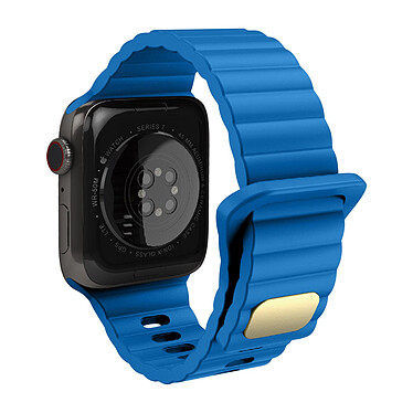 Avizar Bracelet pour Apple Watch 41mm et 40mm et 38 mm Silicone Souple et Doux  Bleu