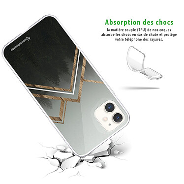 Avis LaCoqueFrançaise Coque iPhone 11 silicone transparente Motif Trio Forêt ultra resistant