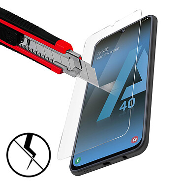 3mk Film Samsung pour Galaxy A40  Protection Ecran Verre flexible Antichoc-Transparent pas cher