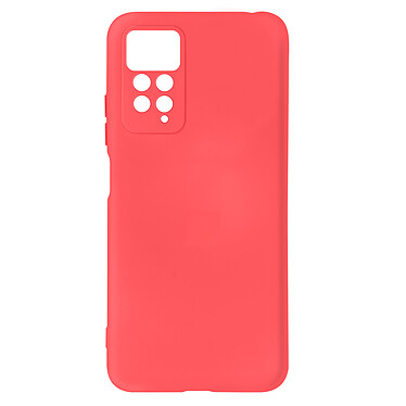 Avizar Coque pour Xiaomi Redmi Note 11 Pro Silicone Semi-rigide Finition Soft-touch Fine fuschia