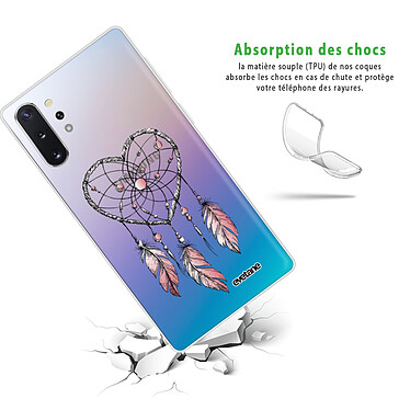 Avis Evetane Coque Samsung Galaxy Note 10 Plus 360 intégrale transparente Motif Attrape coeur Tendance