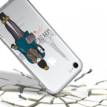 Acheter LaCoqueFrançaise Coque iPhone 7/8/ iPhone SE 2020 360 intégrale transparente Motif Working girl Tendance