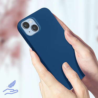 Acheter Avizar Coque pour iPhone 14 Silicone Semi-rigide Finition Soft-touch Fine  bleu