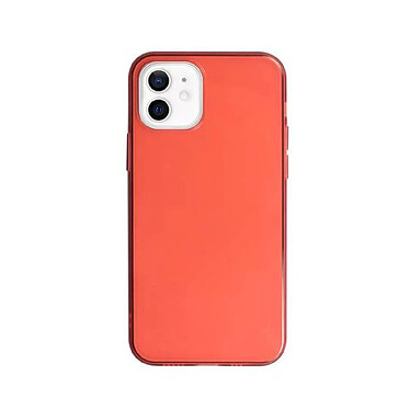 Myway Coque pour iPhone 12 mini Crystal Soft Rouge