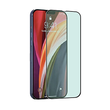 Tiger Verre Trempé pour iPhone 14 Plus/13 Pro Max Antibactérien Transparent