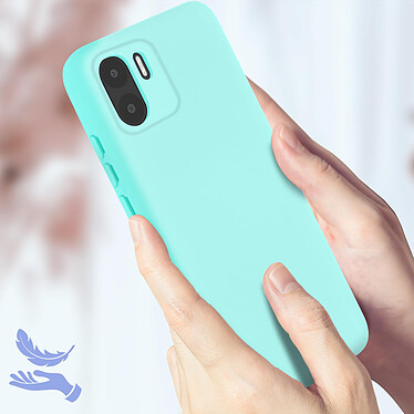 Acheter Avizar Coque pour Xiaomi Redmi A1 et A2 Silicone Semi-rigide Finition Soft-touch Fine  turquoise