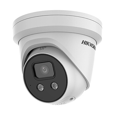 Hikvision - Caméra de surveillance Turret fixe stroboscopique AcuSense 4K - DS-2CD2386G2-ISU/SL(2.8mm)(C)
