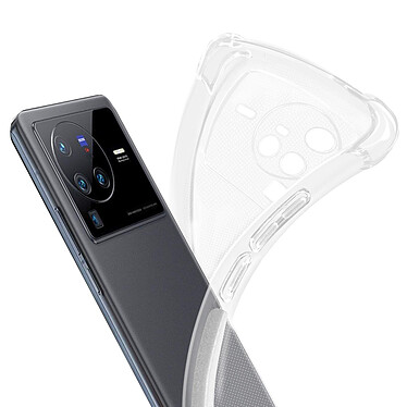 Avizar Coque pour Vivo X80 Pro Flexible Fine et Légère  Transparent pas cher