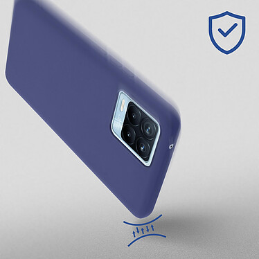 Acheter Avizar Coque Realme 8 Pro / 8 Flexible Antichoc Finition Mat Bleu Nuit