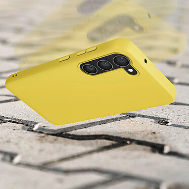 Avis 3mk Coque pour Samsung S23 Plus Souple Mat Antichute 1.25m  Matt Case Jaune