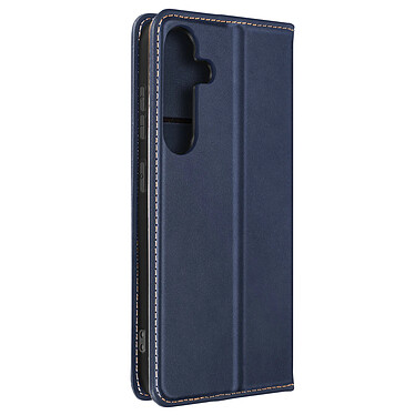 Avizar Etui pour Samsung S23 FE Portefeuille Support vidéo Rabat magnétique Bleu Nuit