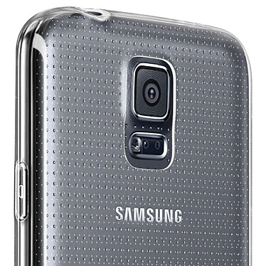 Avizar Coque Arrière + Film Verre Trempé Transparent Samsung Galaxy S5 /S5 New pas cher