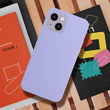 Acheter Moxie Coque pour iPhone 14 Hybride Semi-rigide Fine Légère Intérieur Doux  lilas